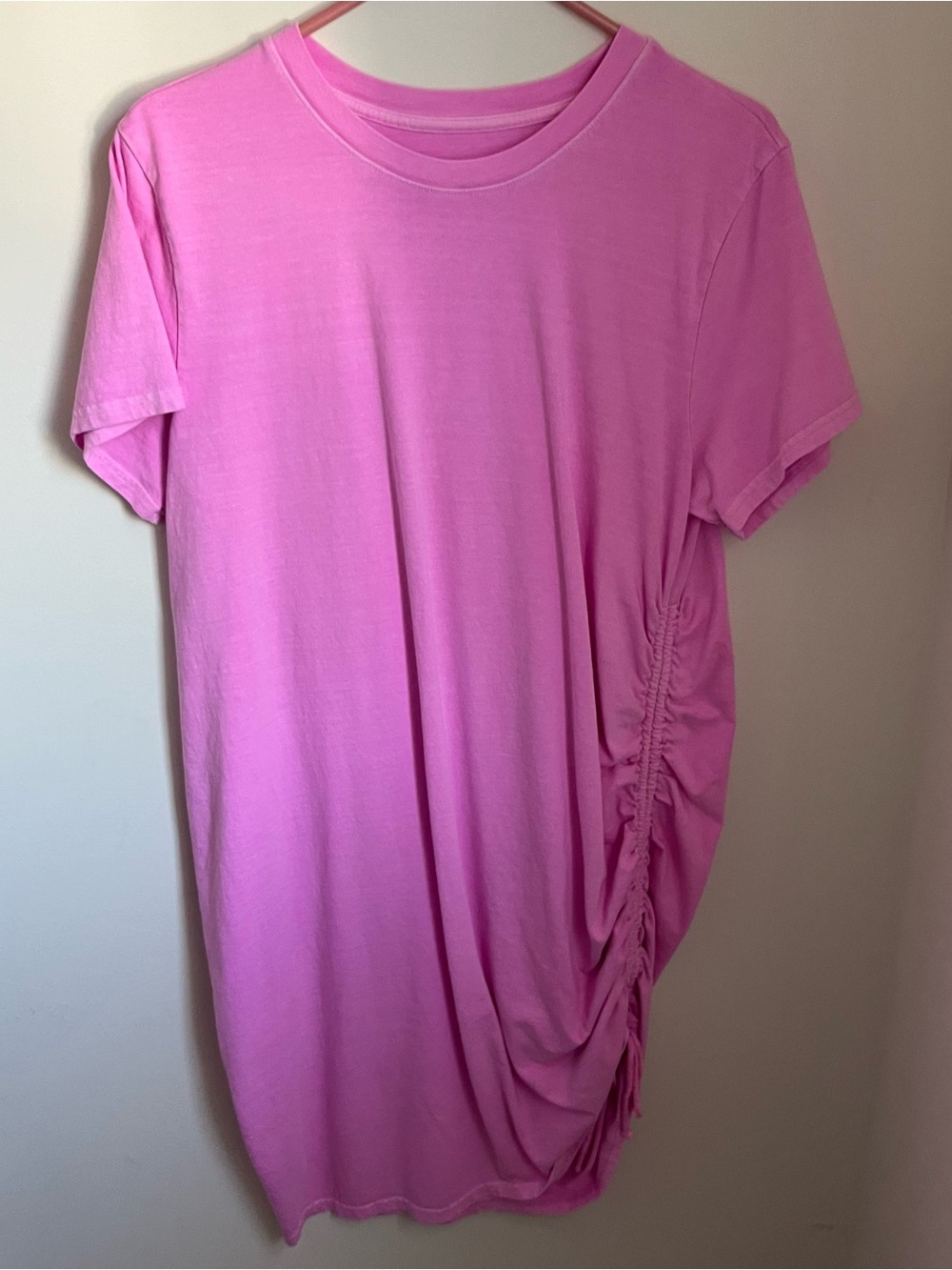 Universal Threads Size XL T-shirt Dress Pink Casual Short Sleeve